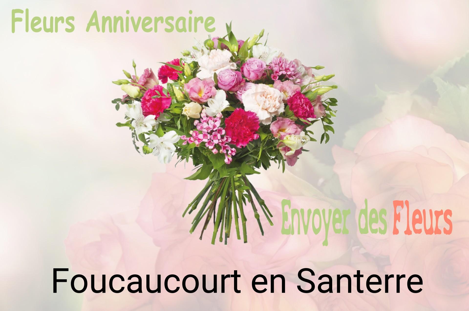 Bouquet de fleurs d’anniversaire livré à Foucaucourt-en-Santerre