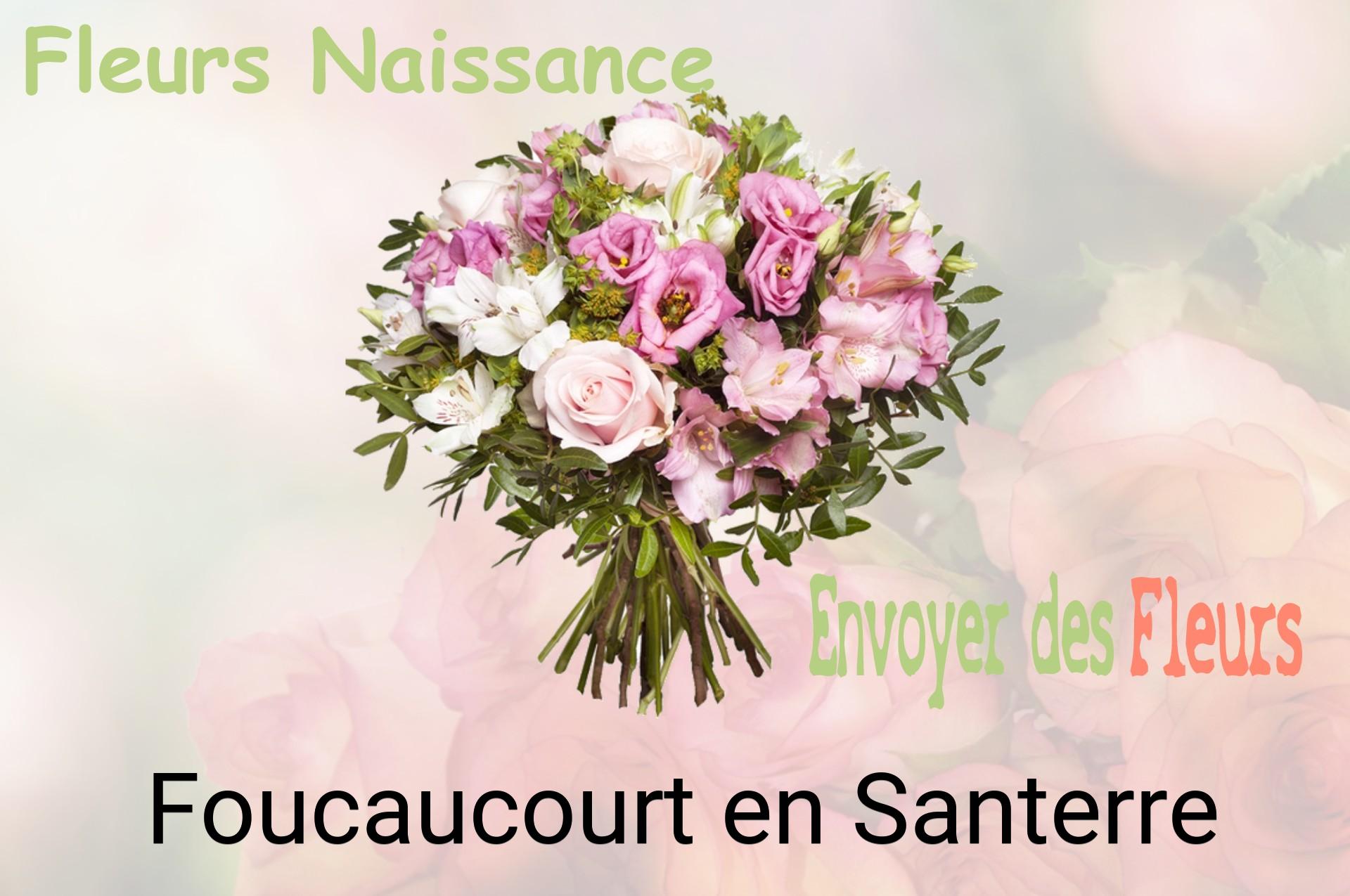 Bouquet de fleurs de naissance livré à Foucaucourt-en-Santerre